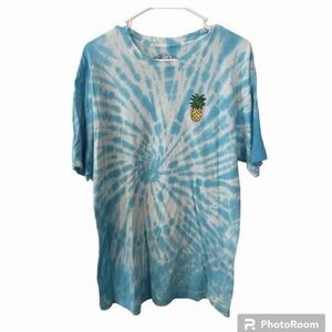 Eighty Eight Blue and White Tie-Dye Tee